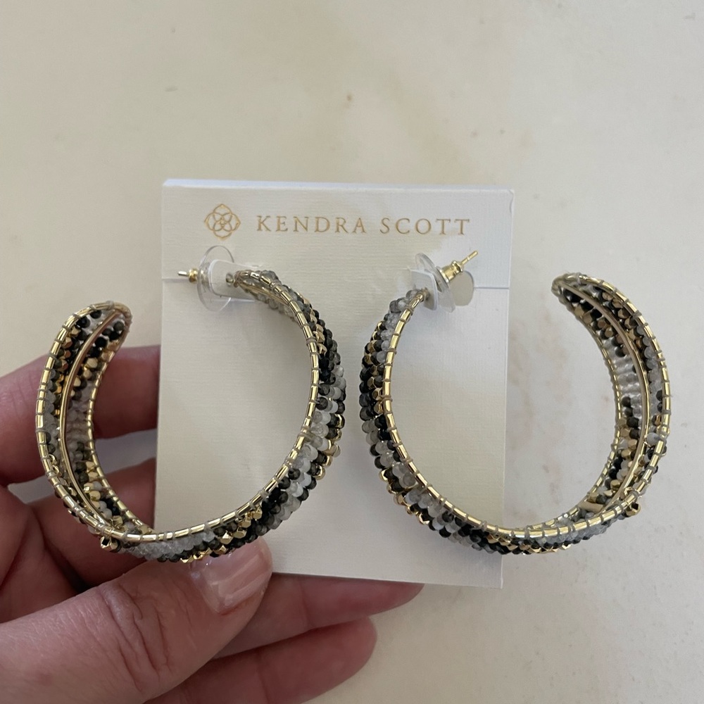 Kendra Scott Britt Hoop Earrings NWT